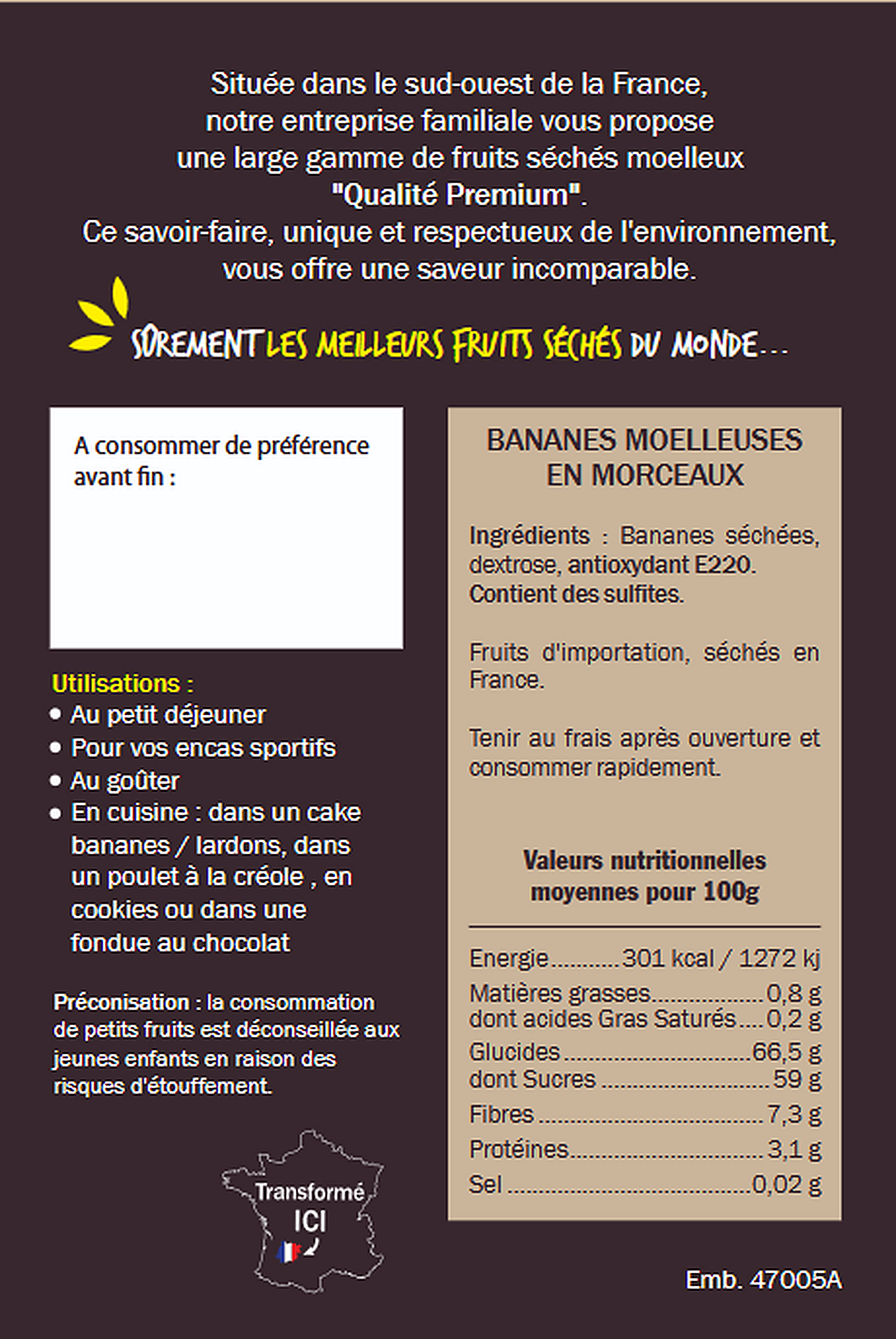 Bananes Moelleuses