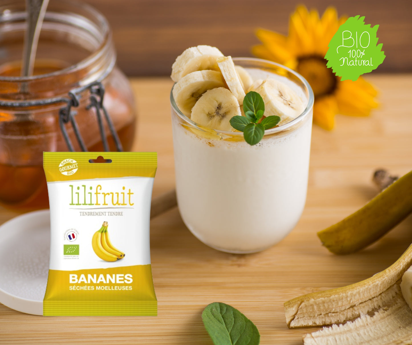 Bananes Bio Moelleuses en Morceaux — Fruit Gourmet