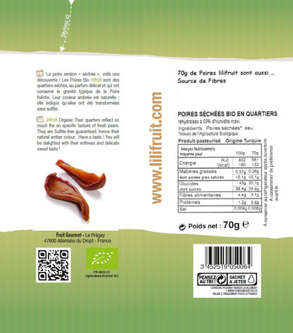 Poires Bio Extra Moelleuses