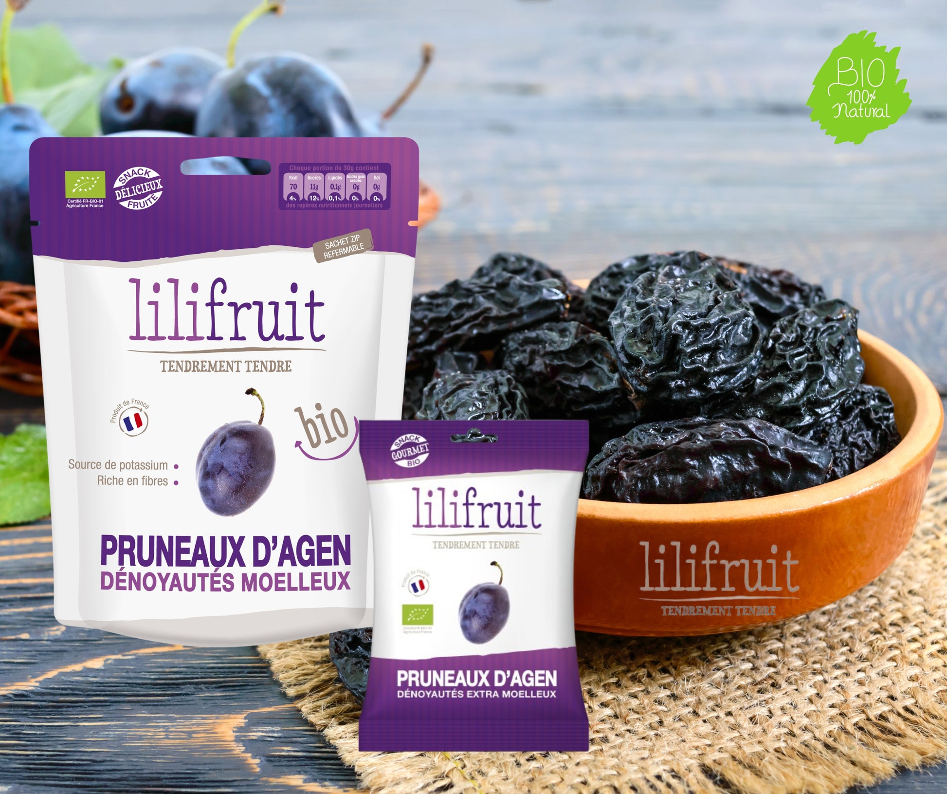 Pruneaux d'Agen Bio Dénoyautés Moelleux — Fruit Gourmet