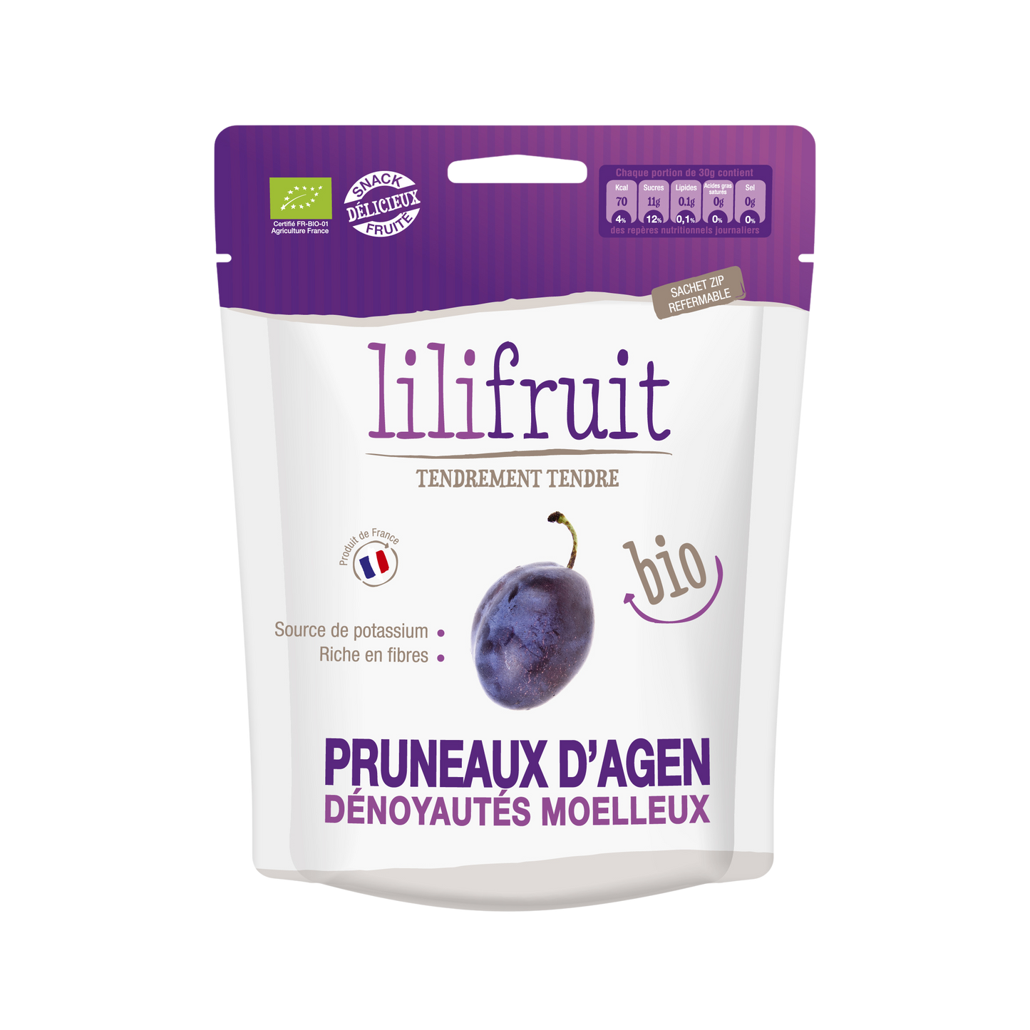 Pruneaux d'Agen Bio Dénoyautés Moelleux