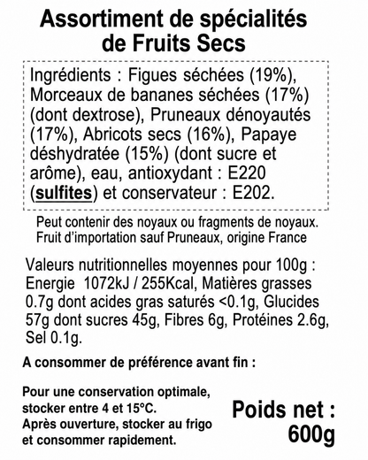 Ecrin de Fruits Moelleux 600g